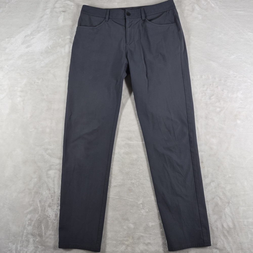 Vuori Meta Pants Men's 32x30 Gray Athletic Chino Casual Stretch Performance V430